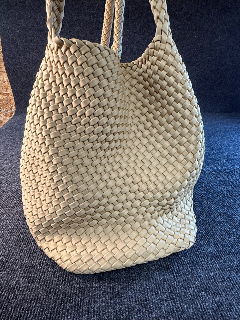 Woven Tote Bag in Natural Beige - Shoulder Tote by Calia - Picture 8 of 12